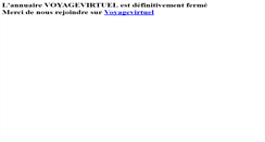 Desktop Screenshot of annuaire.voyagevirtuel.info